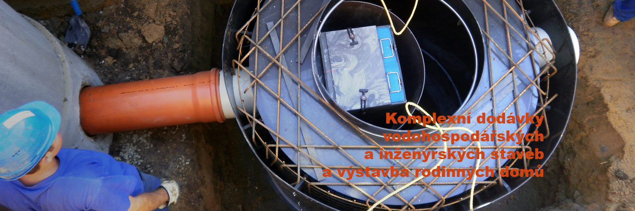 Komplexní dodávky vodohospodářských a inženýrských staveb a rodinných domů
